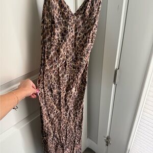 Leopard Print Maxi Dress
